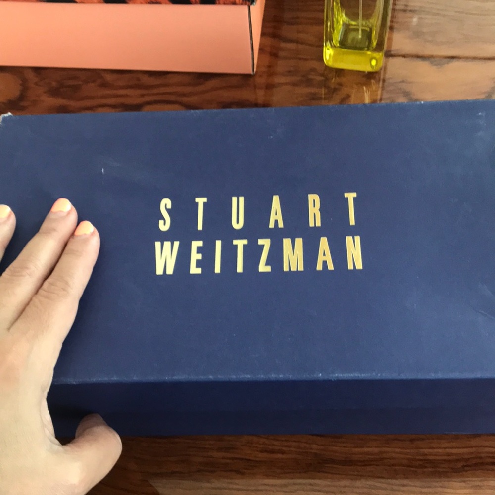 Stuart Weitzman pointed satin pump